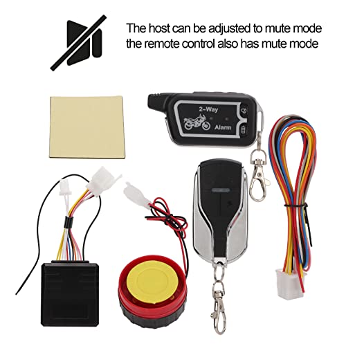KIMISS Sistema de alarma de la motocicleta, sistema de alarm