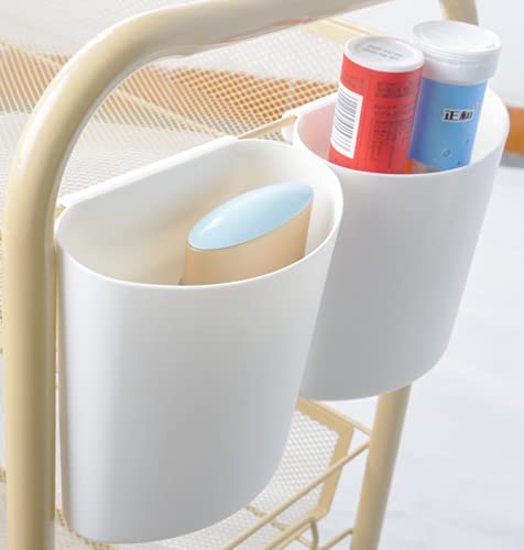 Rikyo 4 portavasos colgantes, accesorios para carrito rodant
