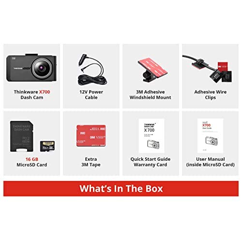 THINKWARE, TW-X500IR, cámara digital con cámara interior inf