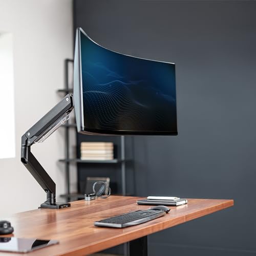 VIVO Brazo de monitor de aluminio resistente de alta calidad