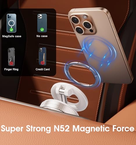 Strong Magnetic Car Phone Holder for MagSafe Ultra Vacuum Su