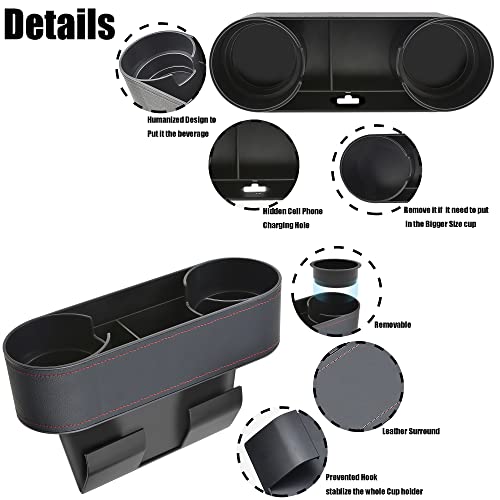 Organizador expansor de portavasos para automóvil, portavaso