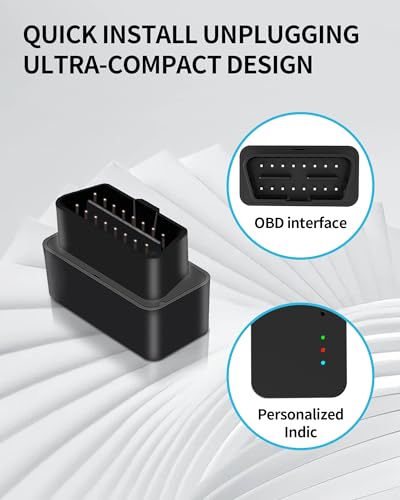 Rastreador GPS para vehículos, localizador de coche OBD 4G L