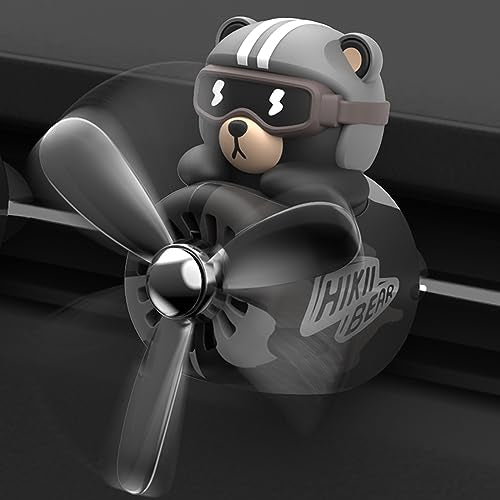 Cacacece Ambientadores para automóvil, lindo oso piloto, dif