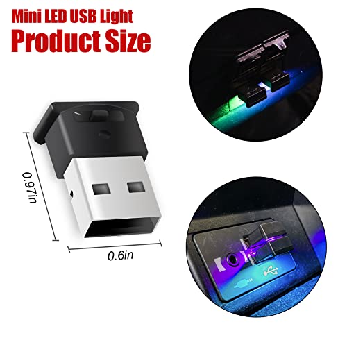 UYYE Mini luz LED de brillo ajustable de 8 colores, accesori