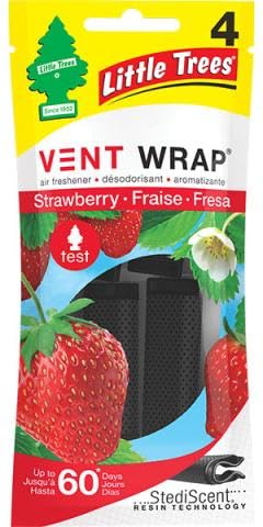 Little Tree Vent Warp - Paquete de 4 unidades de aroma surti
