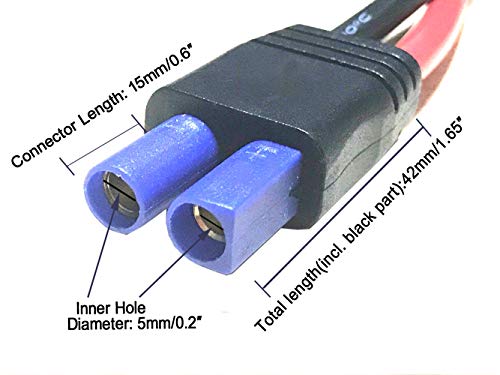 Abrazaderas de batería de arranque SM600 conector EC5 Abraza
