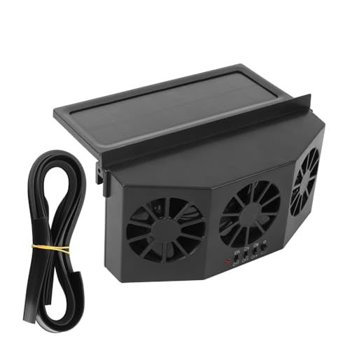 Ventilador de coche de energía solar, ventiladores de ventan