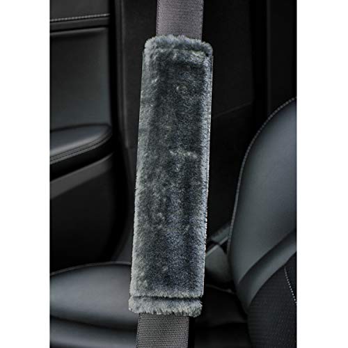 Amooca Funda universal para cinturón de seguridad de piel si