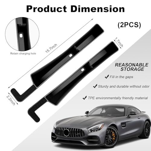 2 piezas de relleno de espacio para asiento de automóvil, or