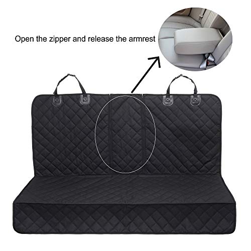 Funda de asiento de coche para perro para asiento trasero, 1