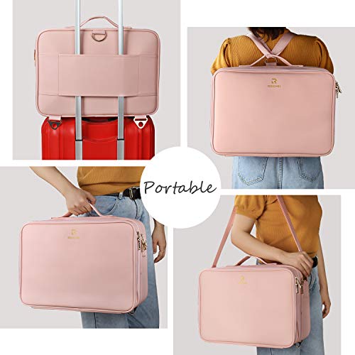 MONSTINA Bolsas de cosméticos de 3 capas para cosméticos, es