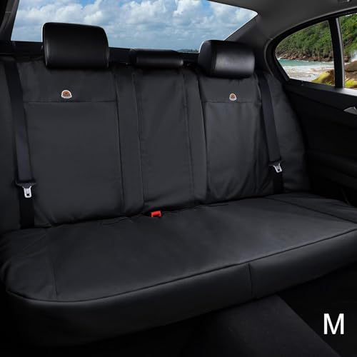 Coverado Funda impermeable de asiento trasero para asiento t