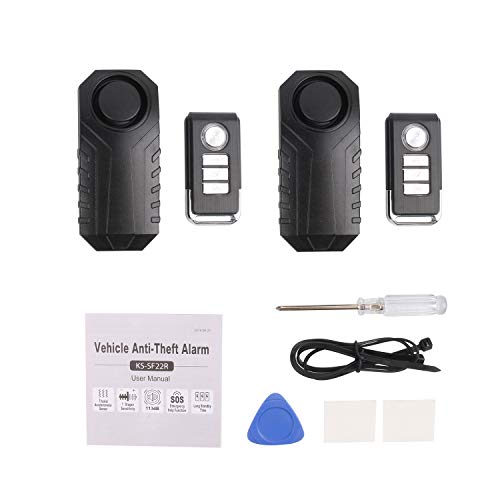 Lancoon Alarma de bicicleta, antirrobo para bicicleta, motoc