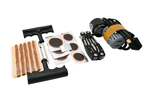 Motocicleta, ATV, UTV Kit de reparación plana de tubo sin cá