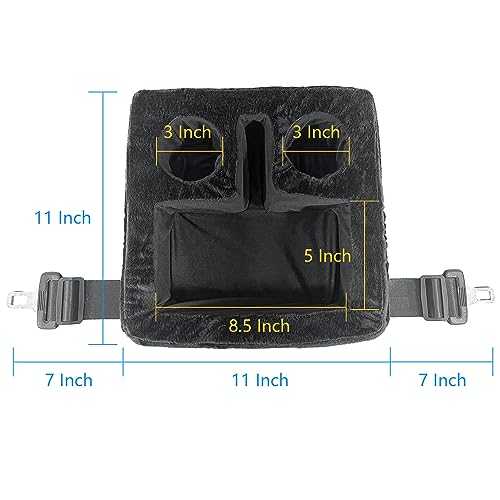 Almohada organizadora de asiento trasero de automóvil, almoh