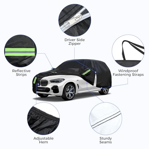 Funda impermeable para automóvil SUV, para todo tipo de clim