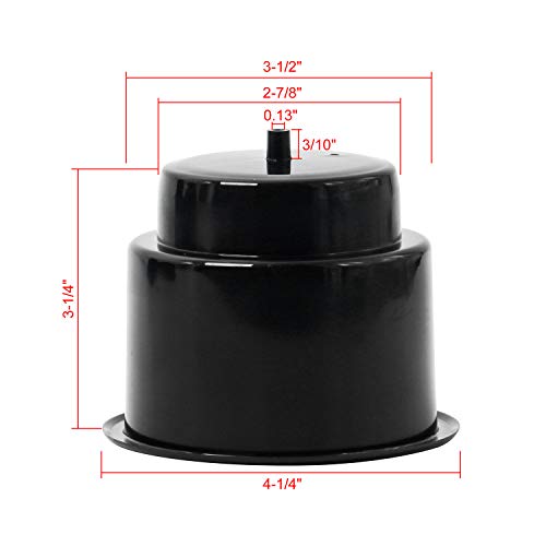 NovelBee Soporte de plástico empotrado para bebidas con dren
