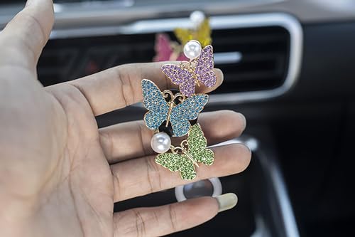 2 clips de mariposa para ventilación de automóvil, decoració