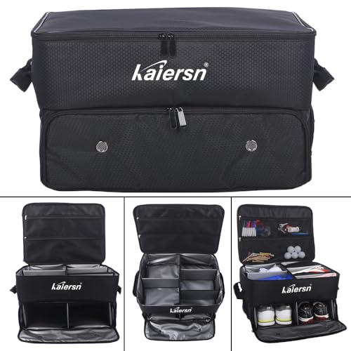 2 Layer Golf Trunk Organizer, Waterproof Car Golf Locker wit