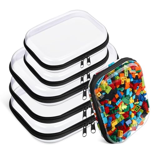 Estuche rígido transparente con cremallera de alta calidad,