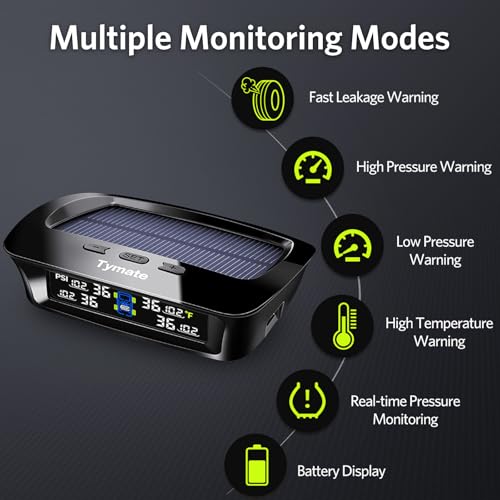Tymate Sistema de monitoreo de presión de neumáticos para RV