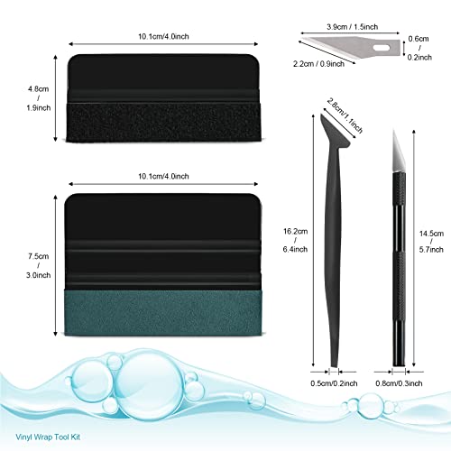 NEWISHTOOL Kit de instalación de tinte de ventana de automóv