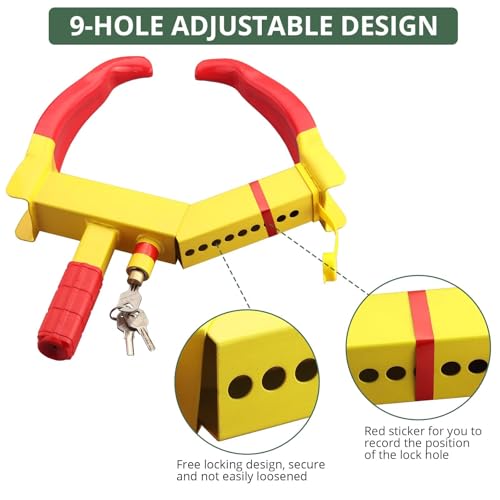 EYPINS Cerradura de rueda universal – Cerradura de rueda de