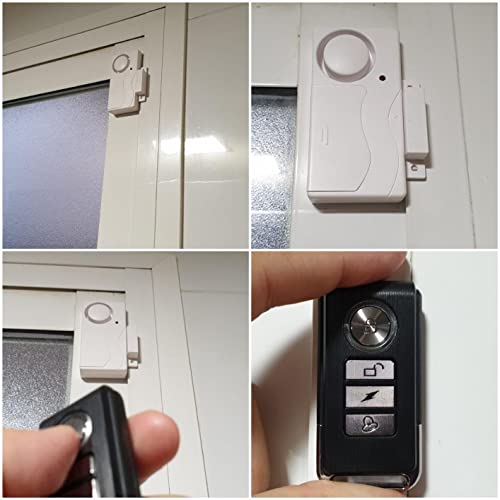 Alarma antirrobo para ventana de puerta, alarma inalámbrica