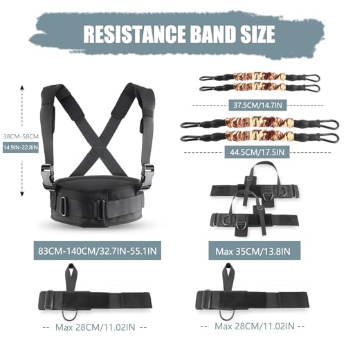 YNXing Bandas de resistencia de fuerza y agilidad de velocid