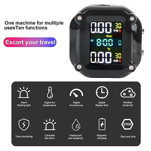 LEEPEE Sistema de alarma para monitoreo de presión de neumát