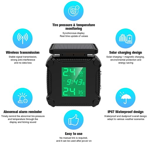 Sistema de monitoreo de presión de neumáticos TPMS universal