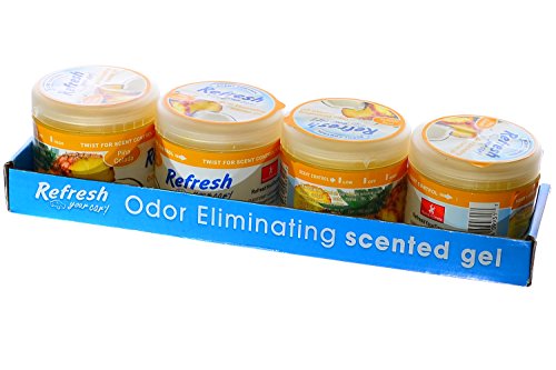 Refresh Ambientador perfumado para auto, hogar y oficina, 4.