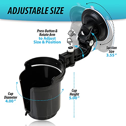 ZONETCH - Soporte plegable empotrado para bebidas, paquete d