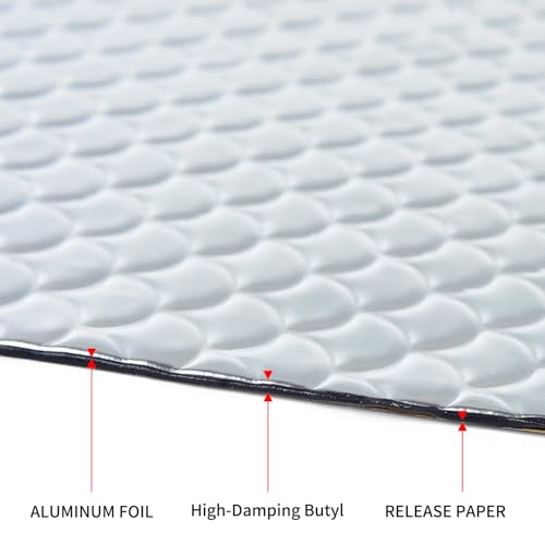 Alfombrilla de amortiguación de sonido automotriz de 50 mil