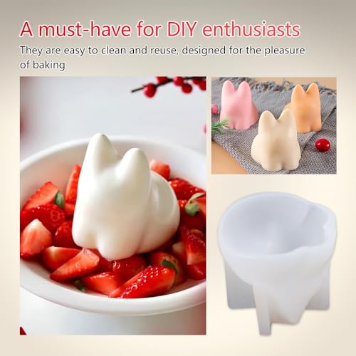 ZORZA 1 molde de silicona para gatos, molde de gelatina de l
