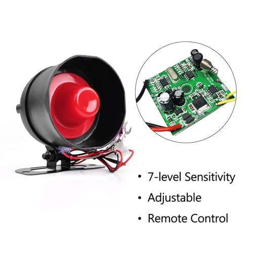 Sistema de alarma para automóvil de 12 V, sirena antirrobo c