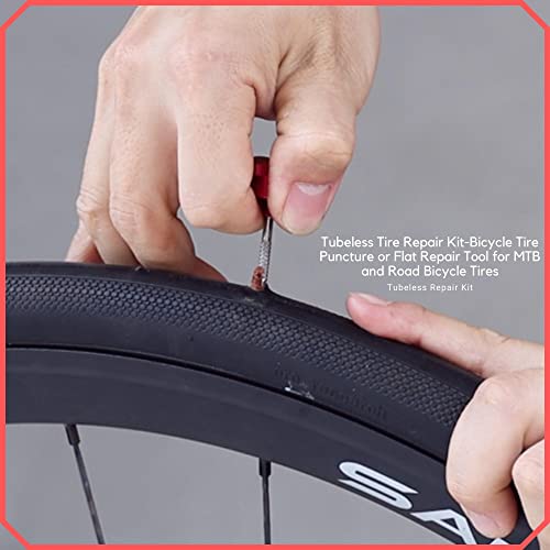 PAX Kit de reparación de neumáticos de bicicleta sin cámara