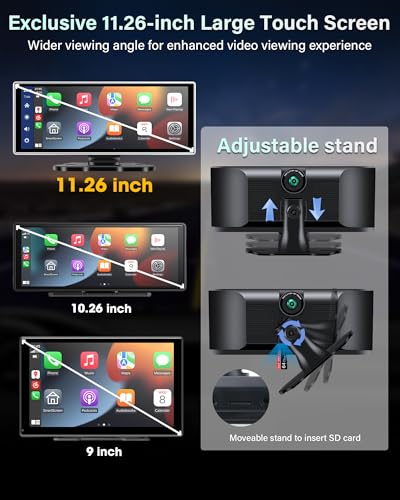 Pantalla inalámbrica Apple CarPlay exclusiva exclusiva de 11