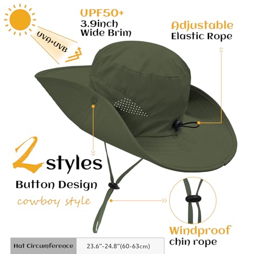ZOORON Sombrero de sol para hombres y mujeres, sombrero de p