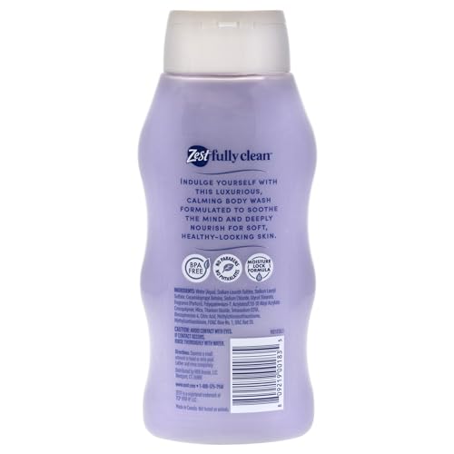 Zest Gel de baño – Gel de ducha de lavanda – Aroma relajante