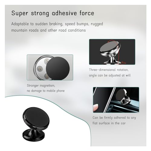 Augeny Soporte magnético para teléfono celular, 360 grados,