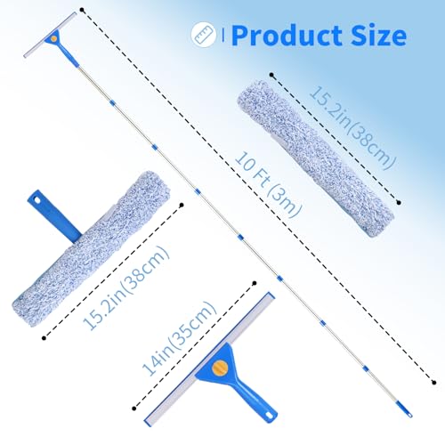 Kit de herramientas de limpieza de escobilla de ventana de 1
