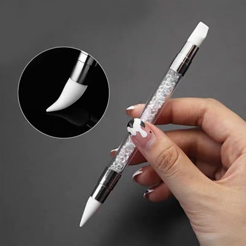 5 Uds Nail Art Sculpture Pen Dual Tipped Silicone Nail Tools