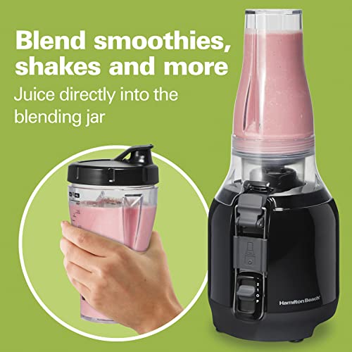 Hamilton Beach Juice & Blend - Máquina exprimidora 2 en 1 y