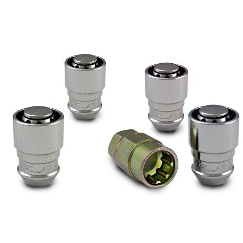 24 tuercas ciegas Gorilla Automotive, Paquete de 4, Cromado