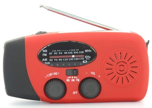 【Aivica-088】 Radio meteorológica NOAA de 7400 mWh Radio de e