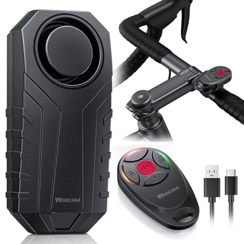 WSDCAM Alarma de bicicleta mejorada con control remoto – Ala