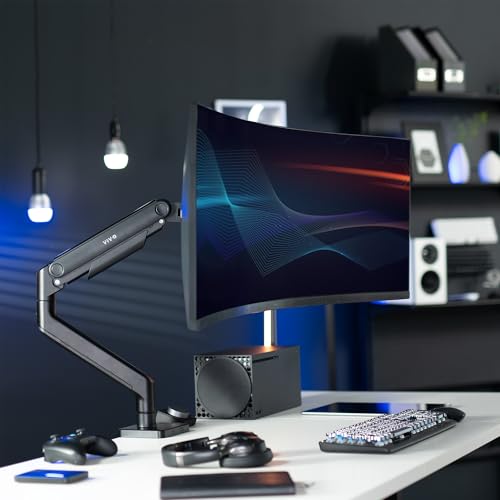 VIVO Brazo de tensión de monitor ultraancho de aluminio resi