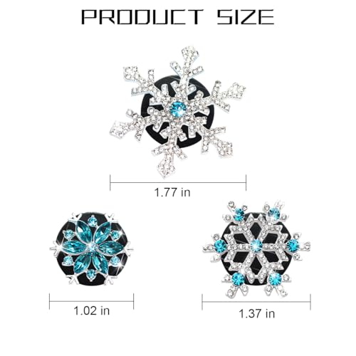 Clip de ventilación de automóvil con diamantes de imitación,